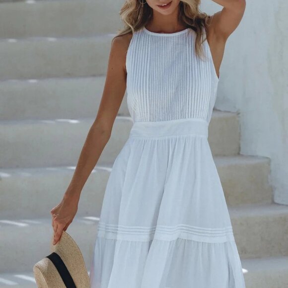 Pampelone Cotton Perle Midi Dress - Picture 2 of 3